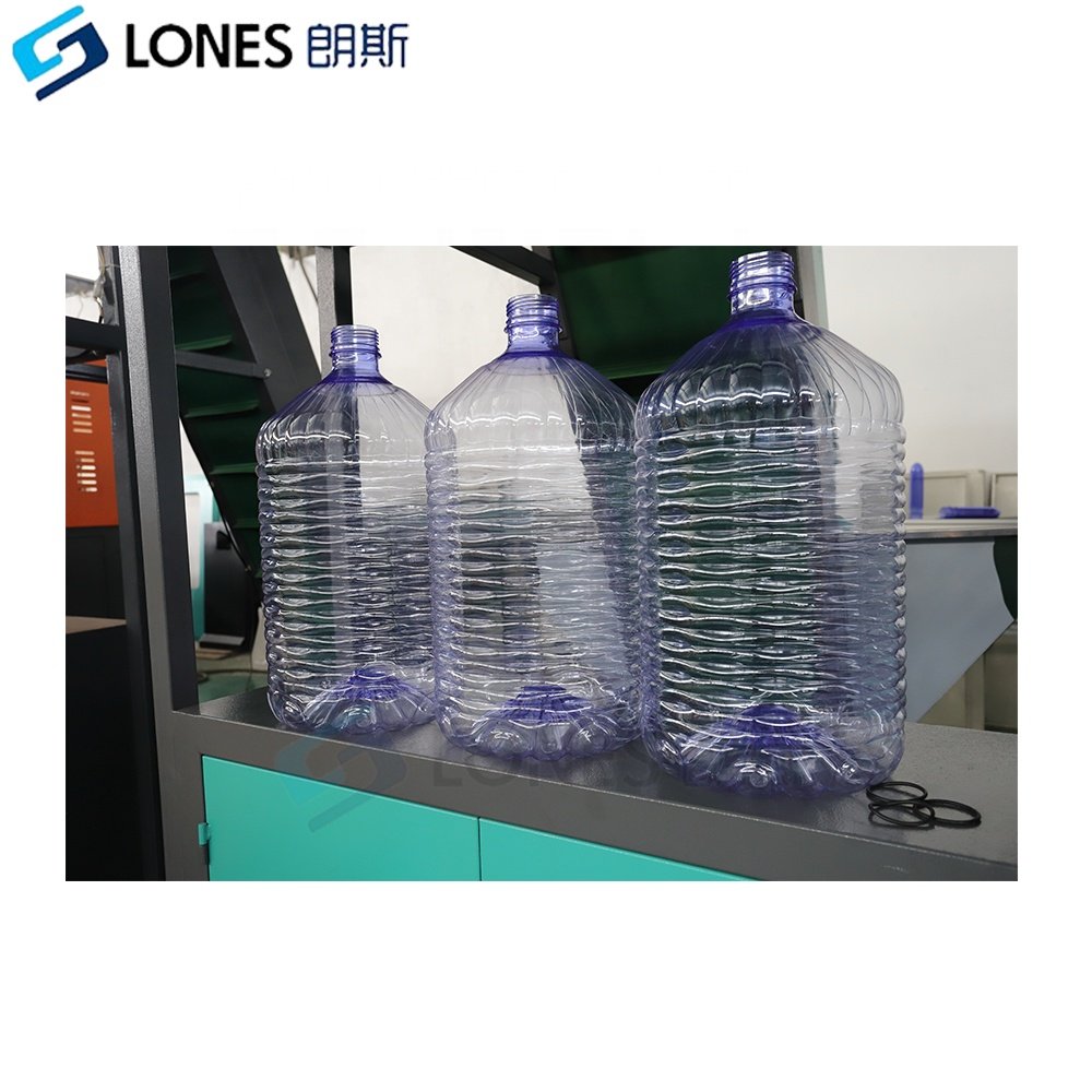 LS-A1-20L auto adjust distance energy save sopladora de botella PET 10L to 20L disposable cycle water bottle blowing machine