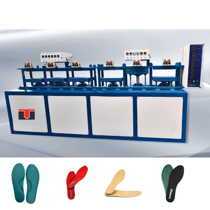 Double Mold Hot Press Insole Moulding Machine TIP - 6