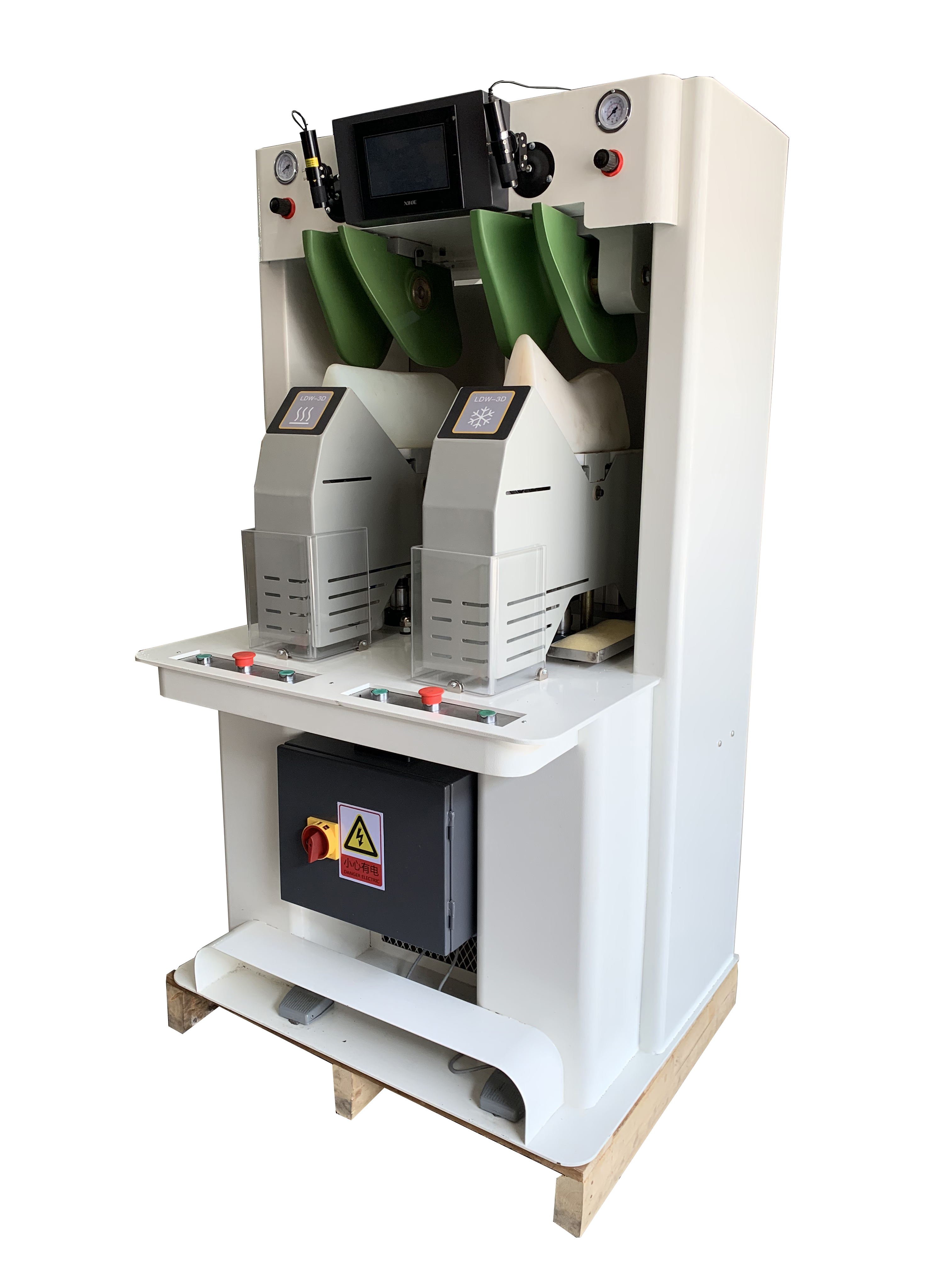 Shoe Moulding Machines 3D warp can adjusting shoe upper/boots /vamp crimping machine