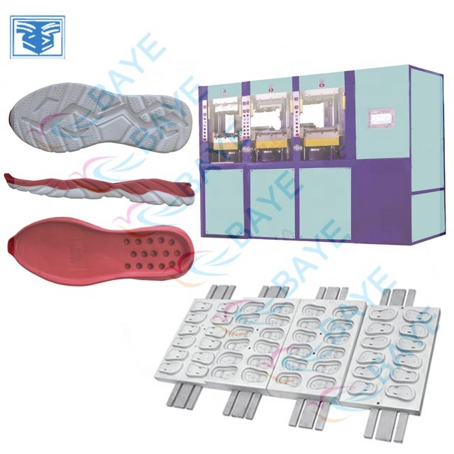 Customized High Quality Eva Two-Color Sports Sole Foam Injection Molding Aluminum Machine Mold Eva Foaming Mould/mold