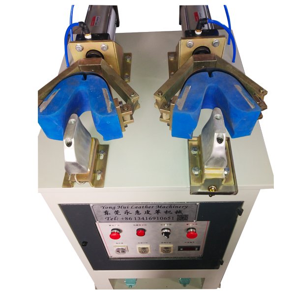 One cold and one hot backpart moulding shoe making machine