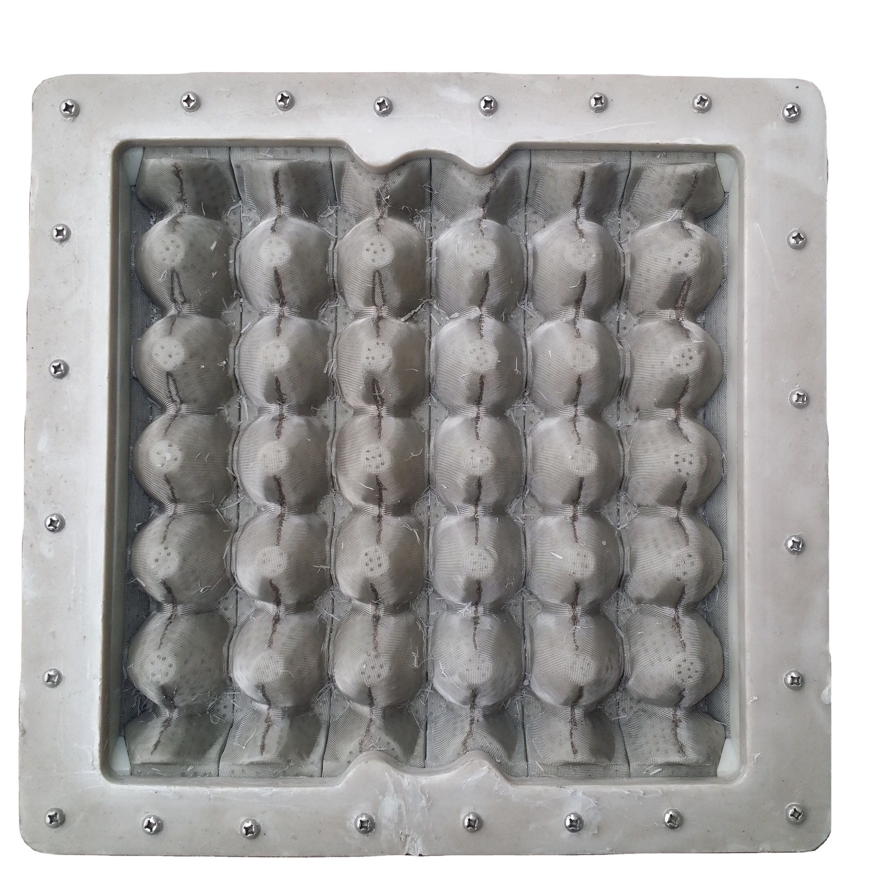 30 cell egg tray machine Paper Pulping Molding Mould Making Aluminum Egg Carton Mold