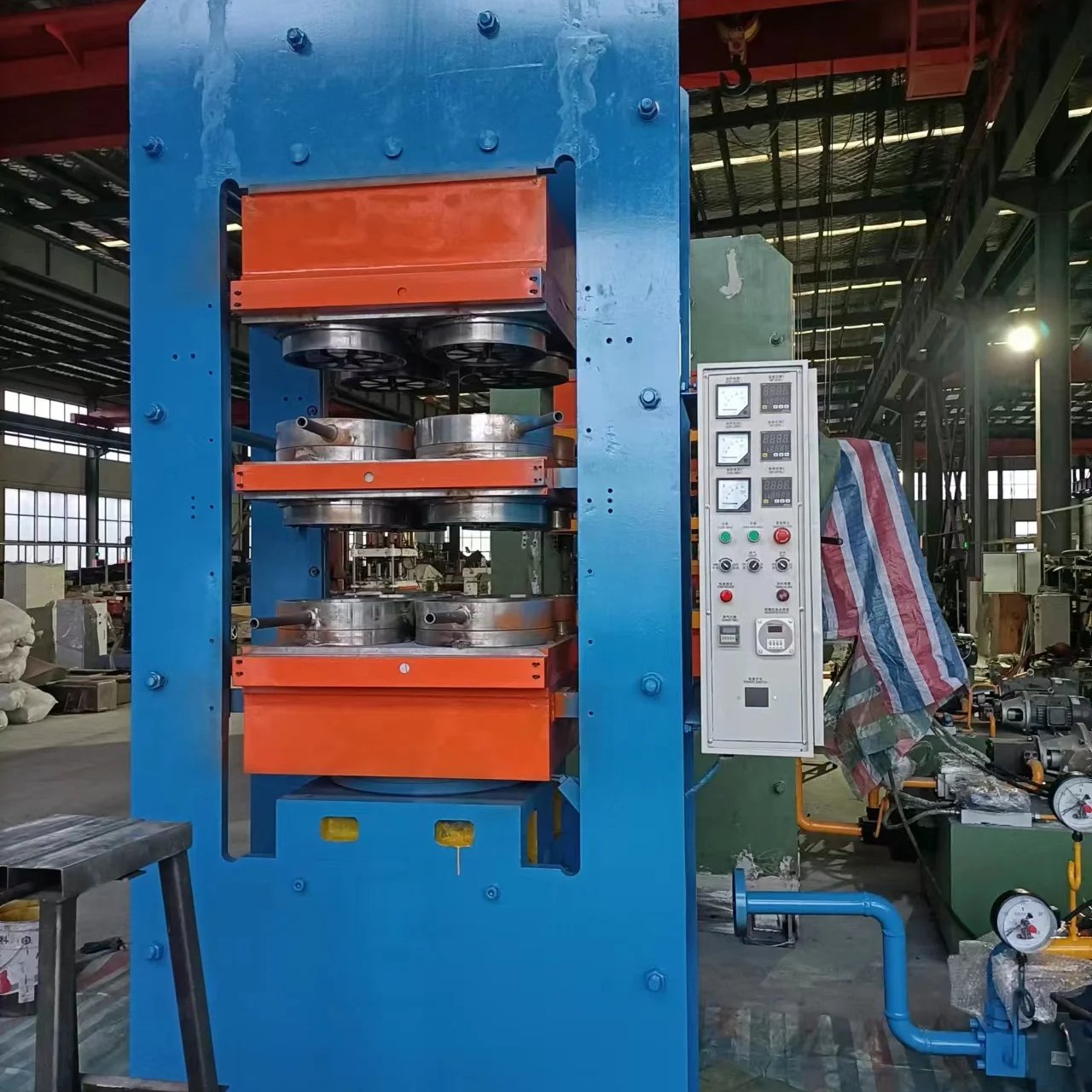 Rubber Hot Plate Vulcanizing Press/Rubber Machine Manufacturer Rubber Products Curing Press Machine