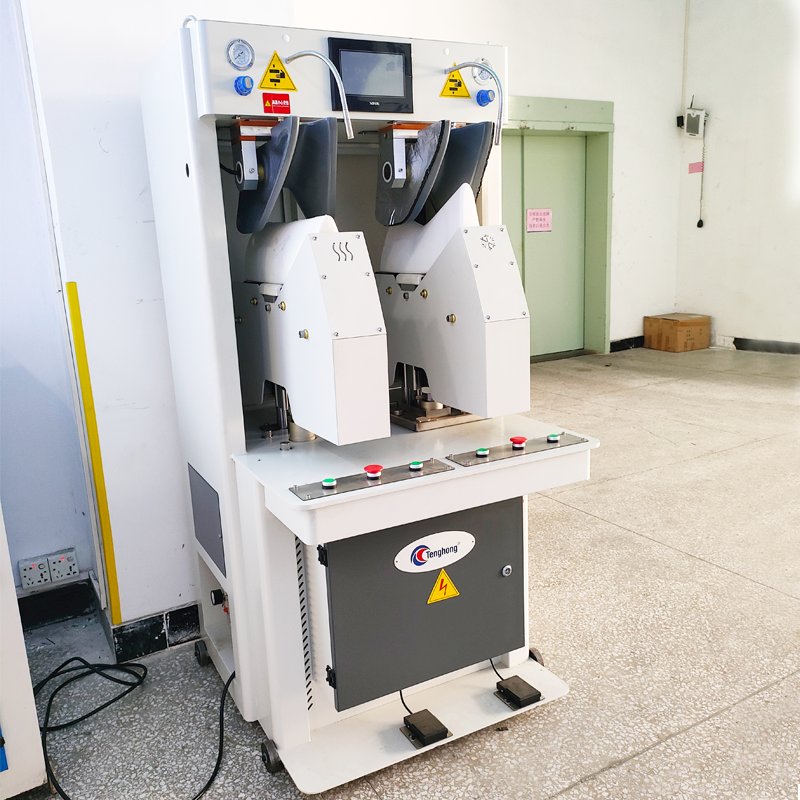 Shoe Manufacturing Making Machine 3D PU Ladies Leather Shoe Upper Moulding Molding Crimping Machine