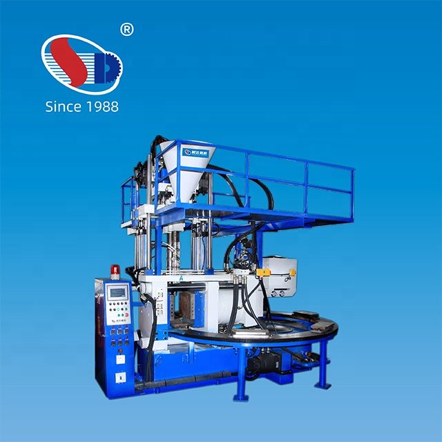 Vertical Plastic Flip Flop Strap Injection Molding Upper Making Machines