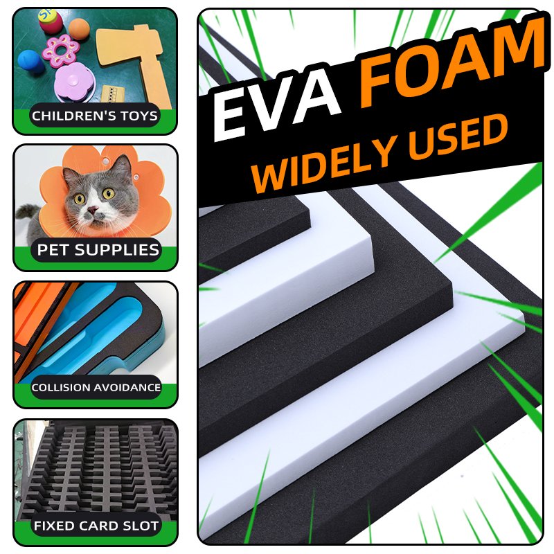 High-density Sponge Tape 10 -60 mm Thick Black EVA Foam Machine Collision Proof Protection Strip Waterproof Sealing Material