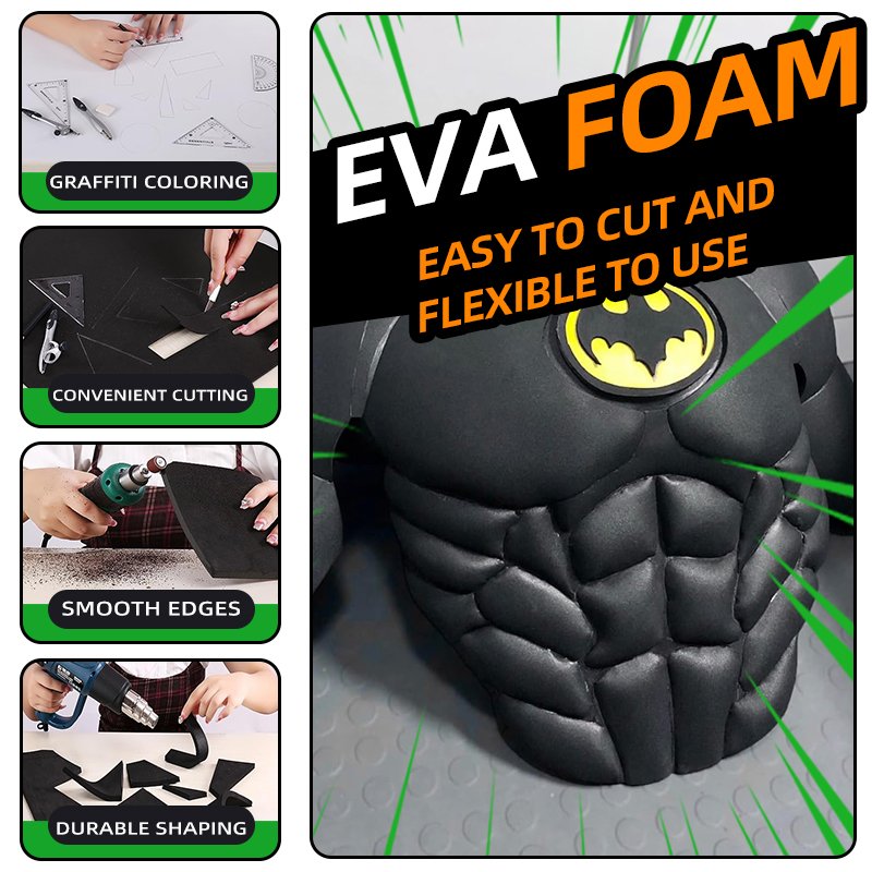 High-density Sponge Tape 10 -60 mm Thick Black EVA Foam Machine Collision Proof Protection Strip Waterproof Sealing Material