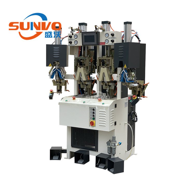 2 Heat and 2 Cold Heel Part Moulding Machine For Shoe Making Heel Shaping Molding Machine