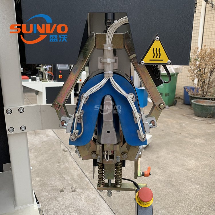 2 Heat and 2 Cold Heel Part Moulding Machine For Shoe Making Heel Shaping Molding Machine