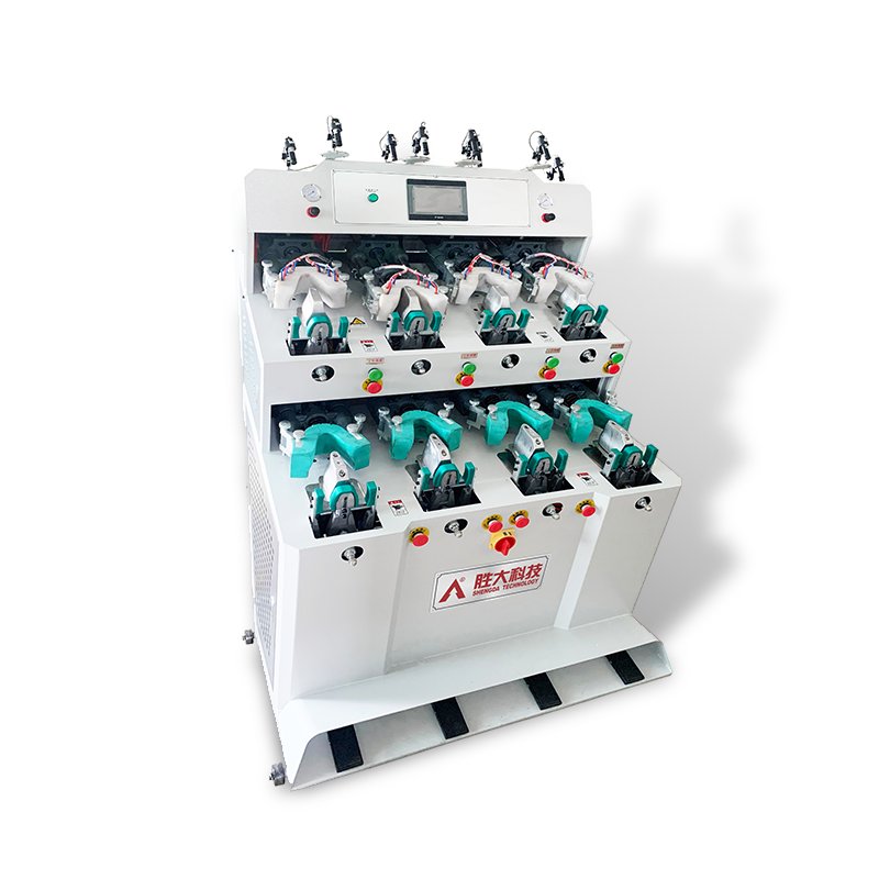 Intelligent 4 Hot & 4 Cold Heel Counter Moulding Machine Vamp Upper Toe Moulding Shoe Making Machine Machinery