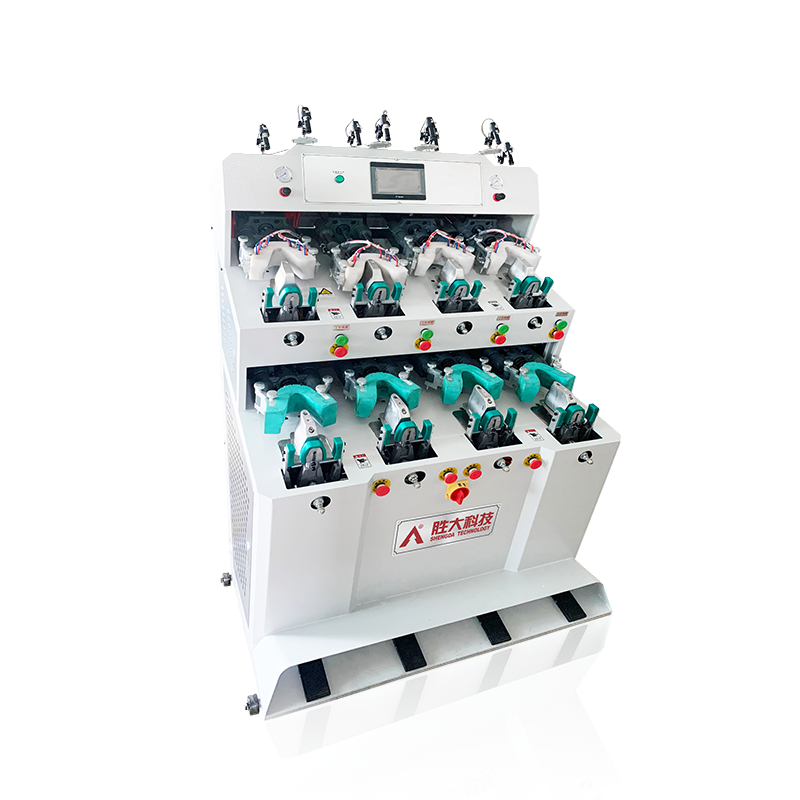 Intelligent 4 Hot & 4 Cold Heel Counter Moulding Machine Vamp Upper Toe Moulding Shoe Making Machine Machinery
