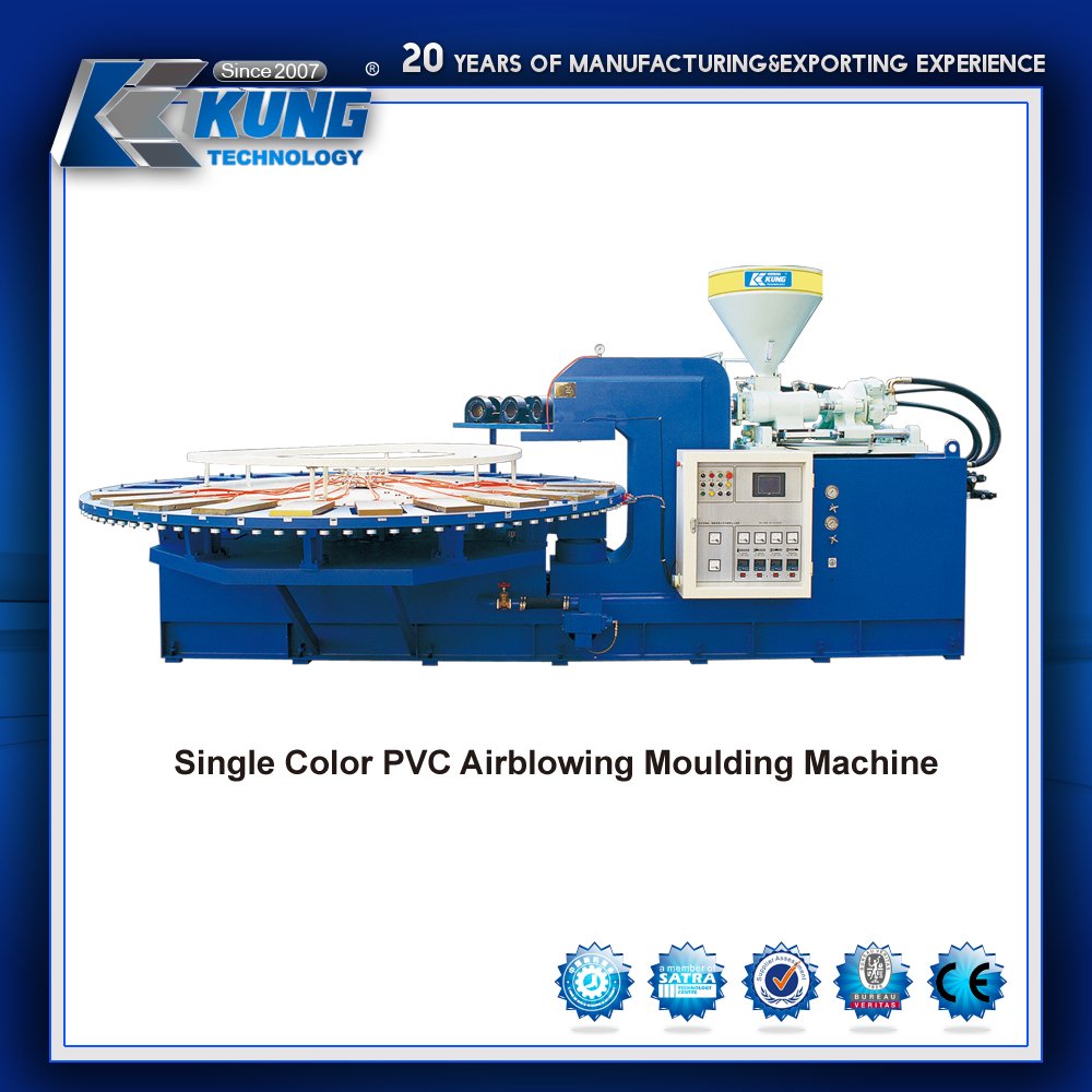 Automatic PVC airblowing PCU shoe slipper sandal injection molding machine