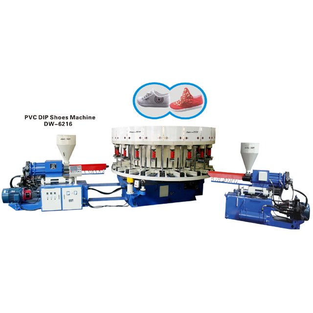 One Color Rotary PVC Dip Plastic Upper Lasting Sole Shoe Outsole Injection Moulding Making Machines