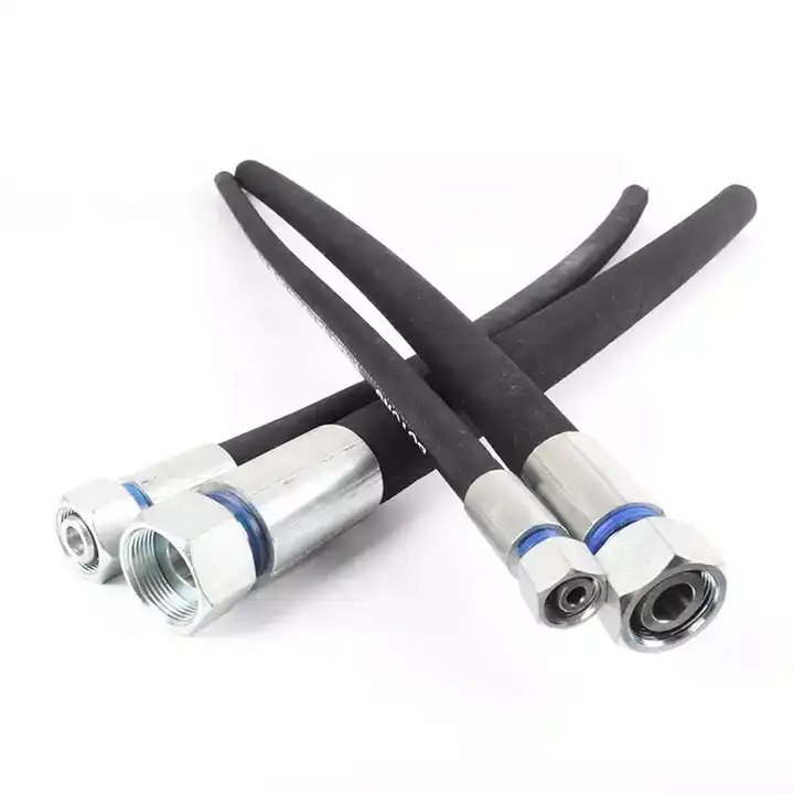 sleeve ht hydraulic hose jcb Sae100 R1 R2 High Pressure Steel Wire Braided Hydraulic parker hose
