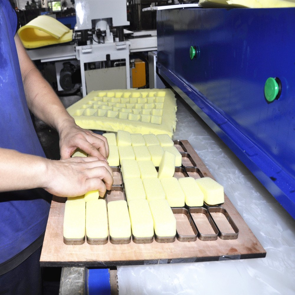 kitchen sponge cutting machine/ shoe polish sponge cutting machine