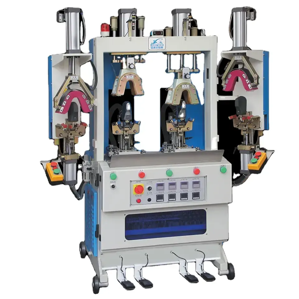 High Quality LB-516-2CQ2H Toe Cap Molding Air Bag Plastic Mold Two Cold Two Hot Counter Molding Machine Heel Moulding Machine