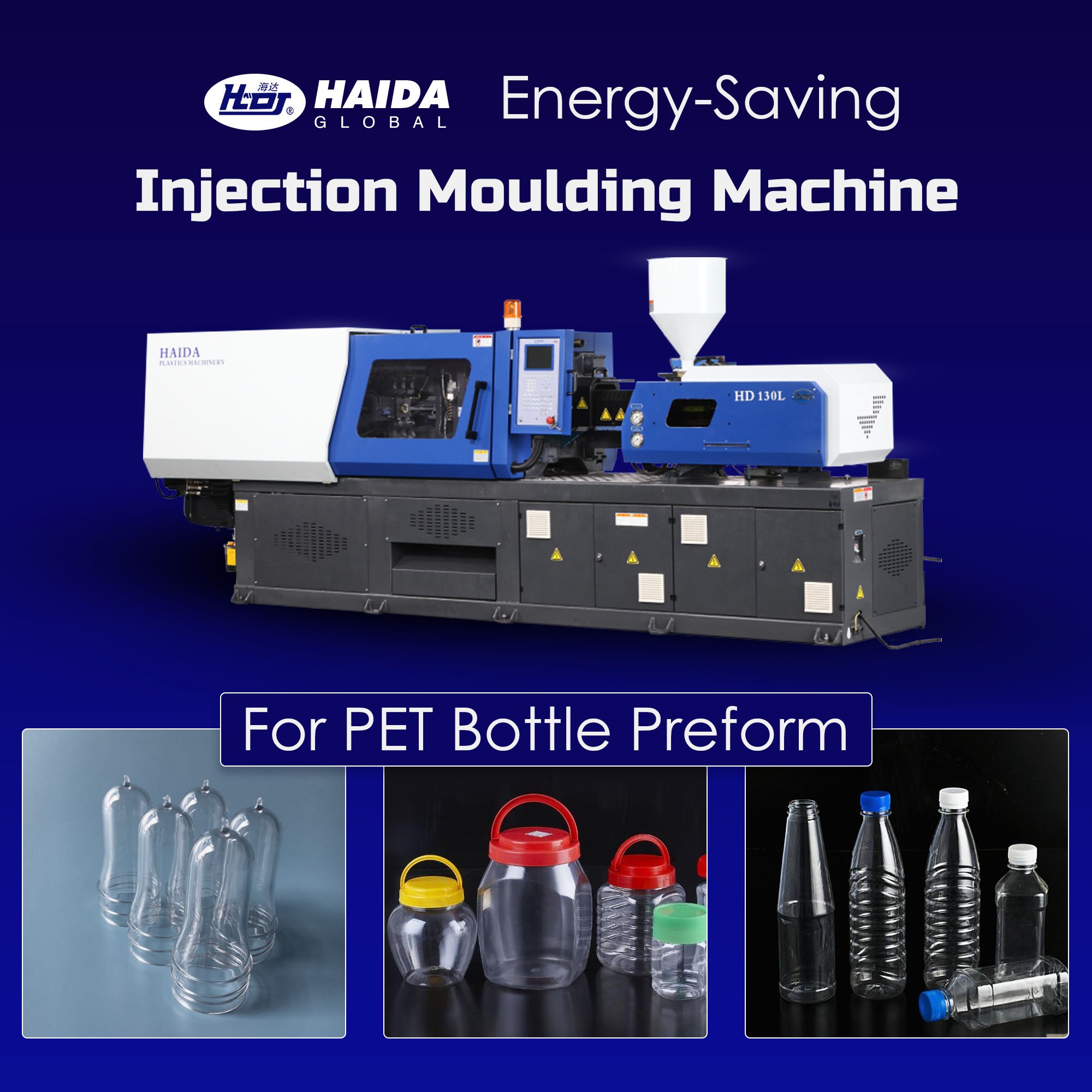 HAIDA PET preform injection molding machine ,HD290PET PET transparent bottle injection molding machine