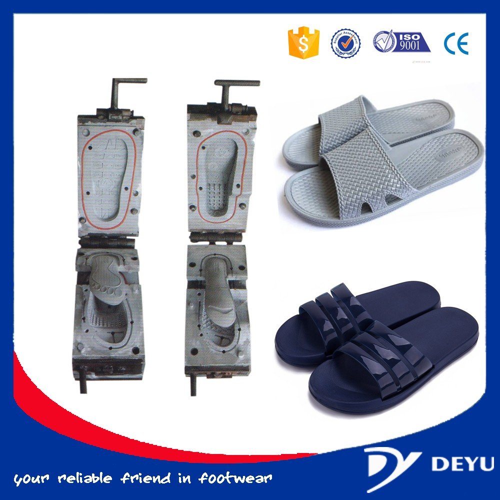 Men PVC half close shoes mould PVC slipper making mold