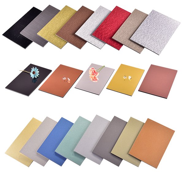 4mm strong Building industry SGS Testing Exterior mdf wpc wall sheet Aluminum composite panel of China best price