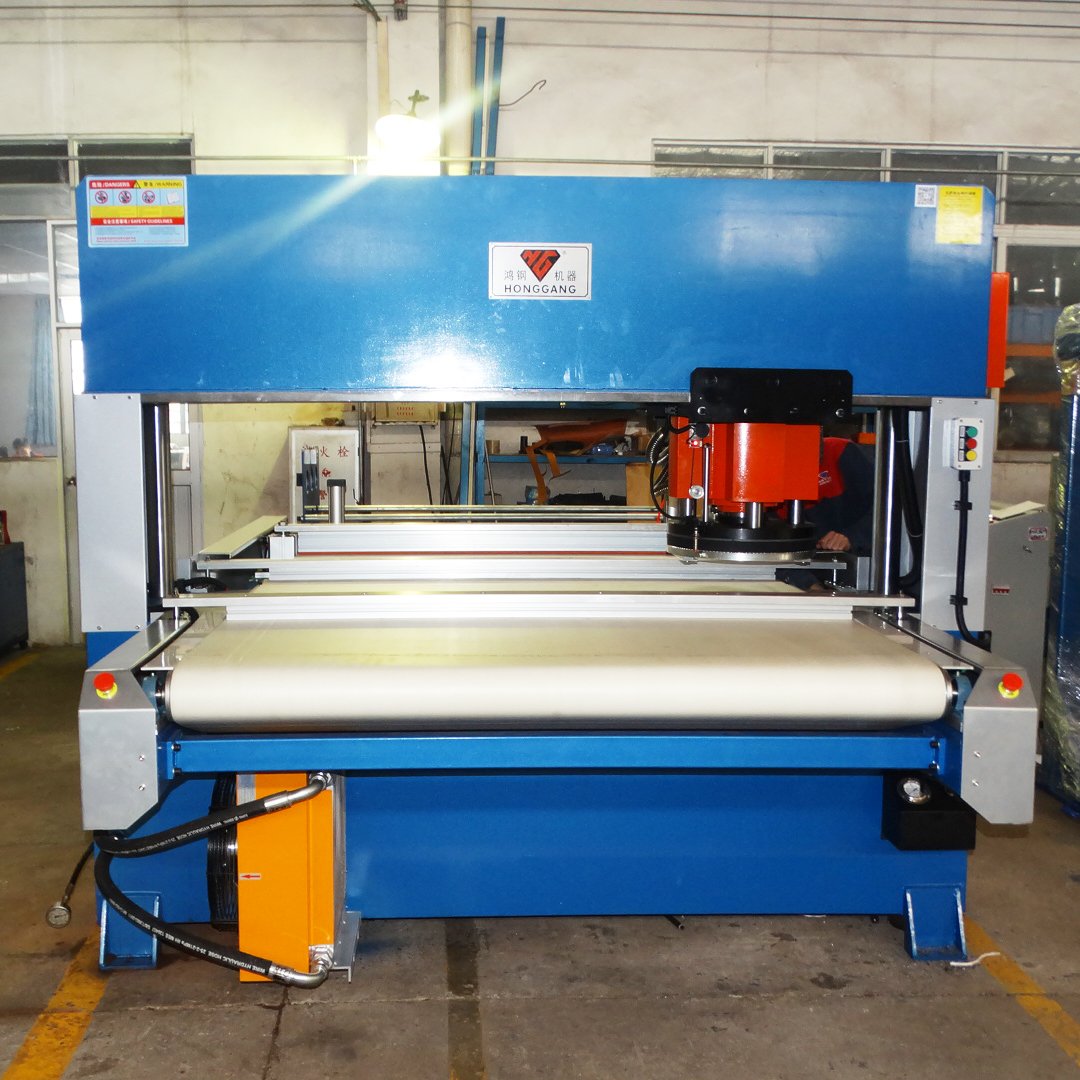 Honggang automatic traveling head shoe sole cutting press machine