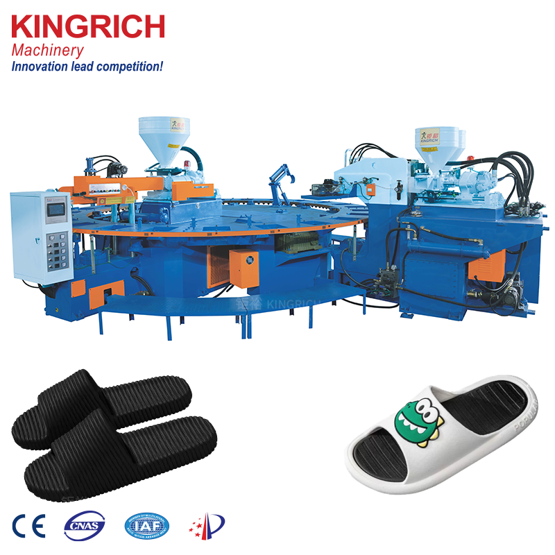 KR28020-LB Two color canvas/sport shoes injection moulding machine