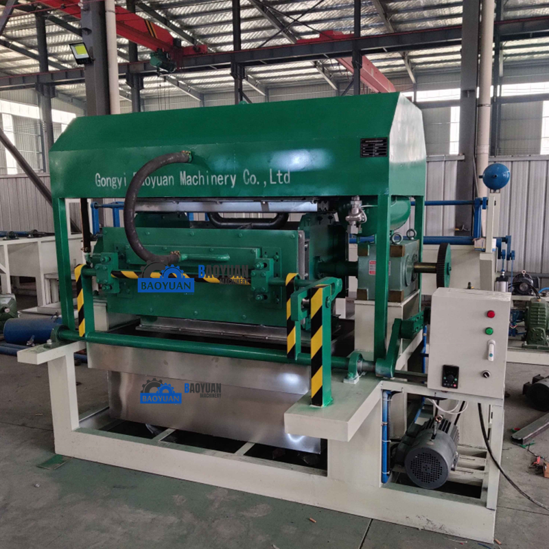 Full Automatic Small Paper Pulp Molding Machine Paper Egg Tray Machine Paper Shoes Tray Making Machine