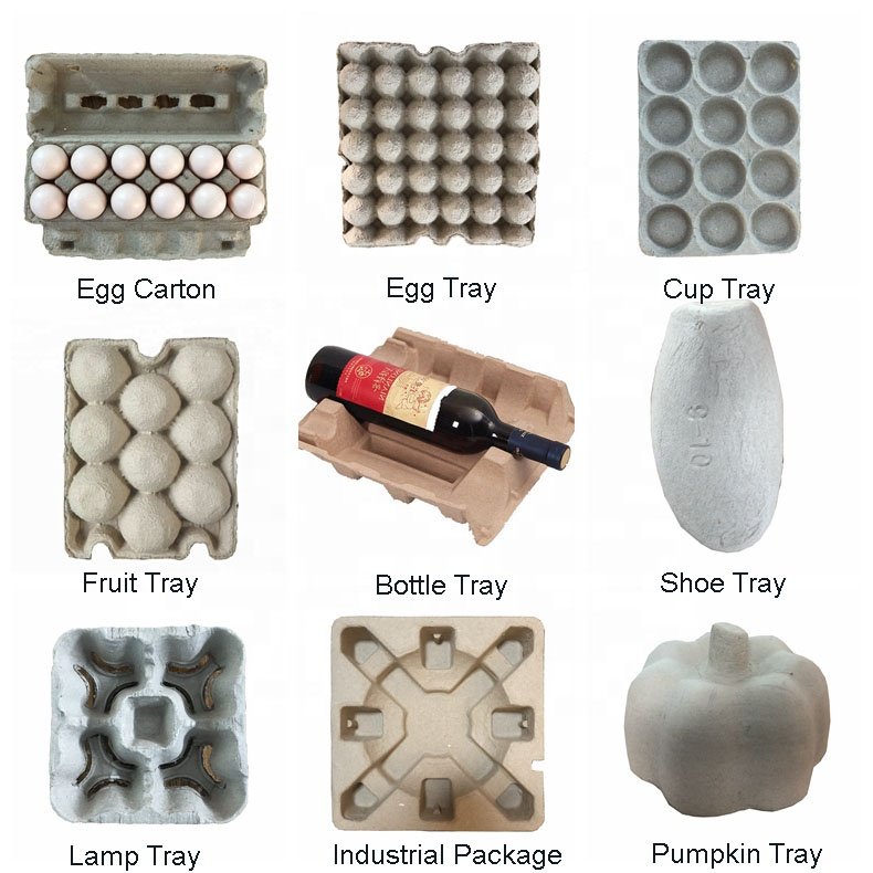 Full Automatic Small Paper Pulp Molding Machine Paper Egg Tray Machine Paper Shoes Tray Making Machine