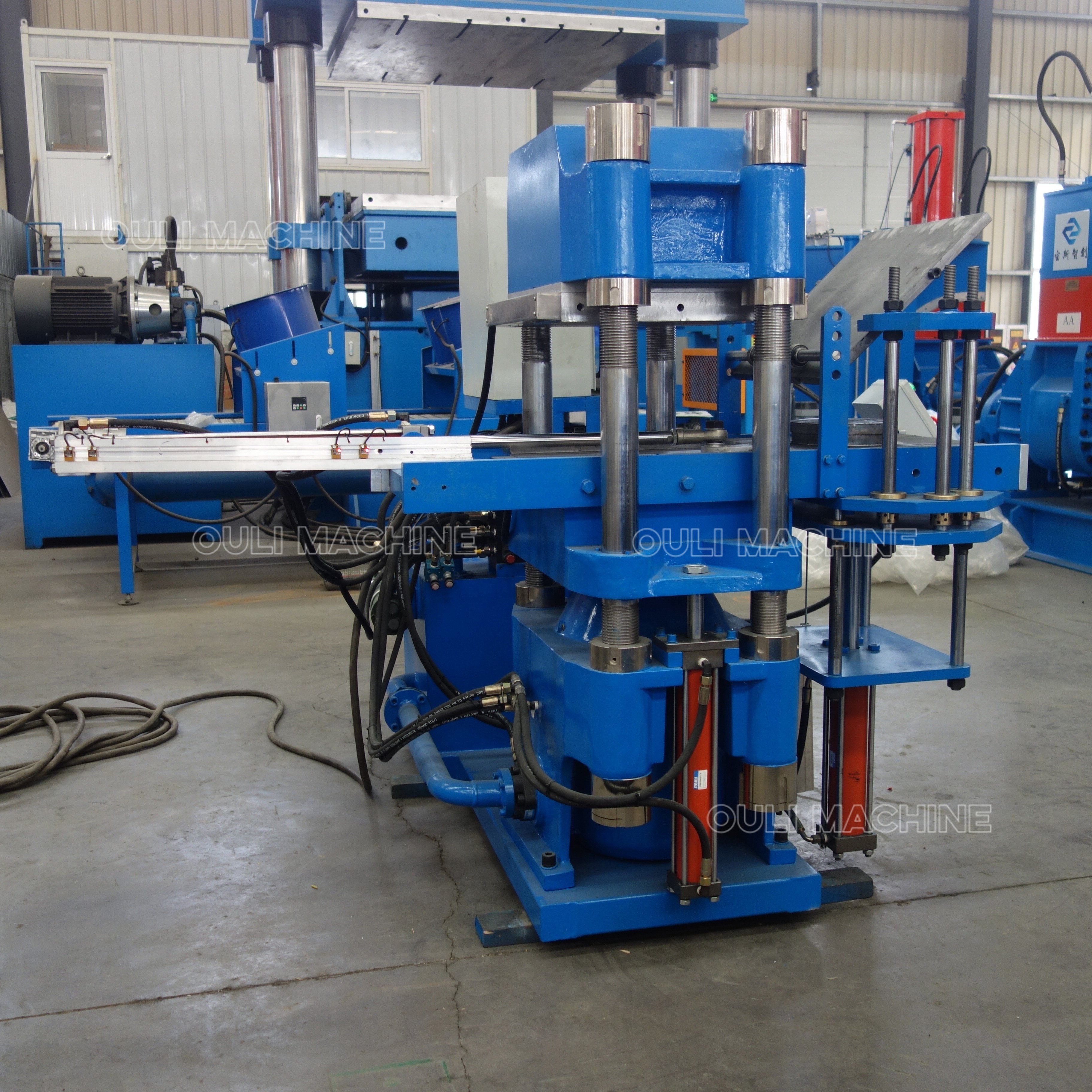 rubber shoe sole vulcanizing moulding machine, made by professional rubber vulcanizing press machine manufacturer