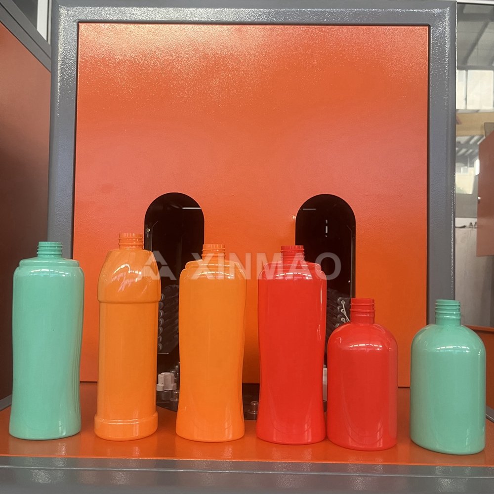 Semi Automatic Injection Plastic Blow Moulding Machine PET Jar Blower Bottles Blowing Making Machine