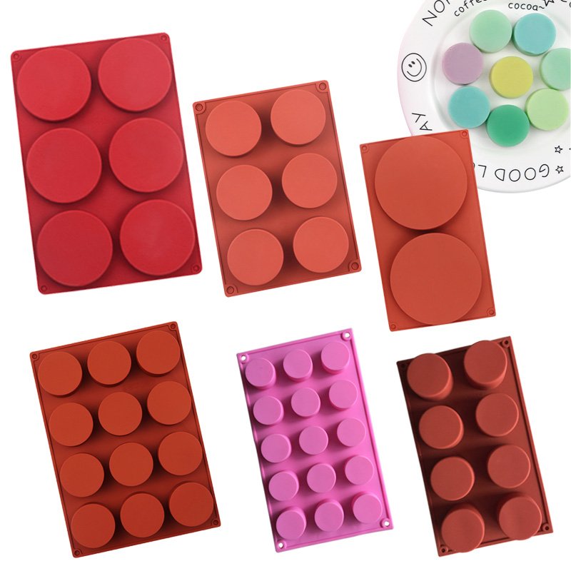 2 pcs Silicon Soap Molds 4 Cavity Custom Logo Making Candle Long Soap Tube Mold Silicone Soap Mold With Wooden Box With Lid