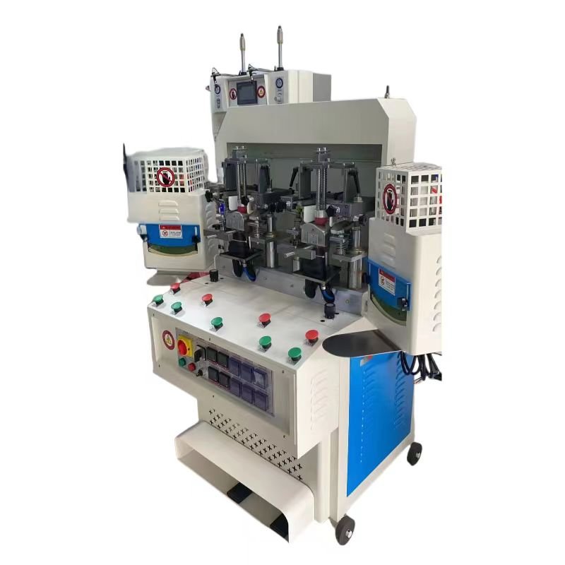Two cold and two hot shoe cap shaping machine shoe top line shaping machine