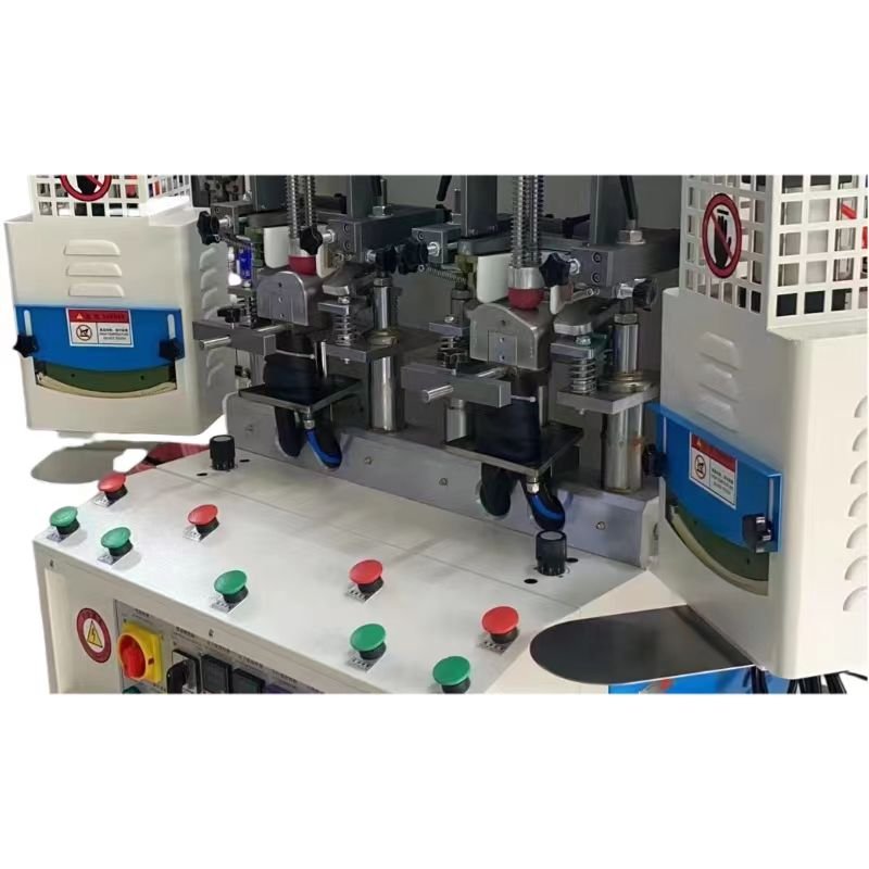 Two cold and two hot shoe cap shaping machine shoe top line shaping machine
