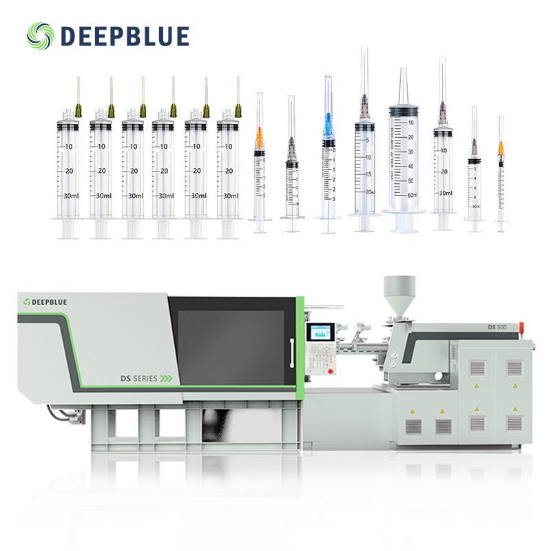 DS300 disposable syringe injection mould and automatic plastic injection molding machine making machine PET making machine