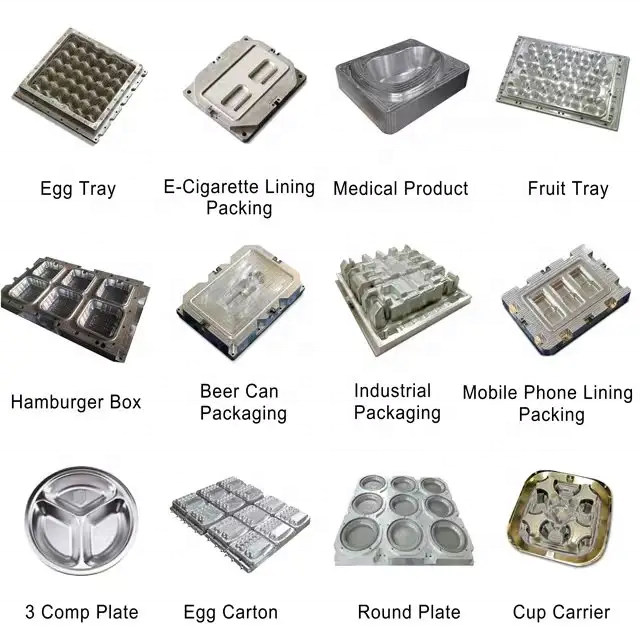 Plastic Injection Egg Tray Moulds Egg Tray Forming Machine Easy Replacement