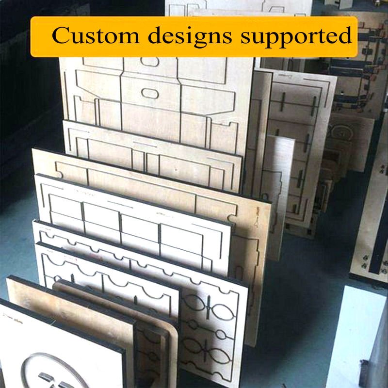 Die cut mold for thick cardstock gift boxes with grooves and folding lines cut,leather die cutting mould