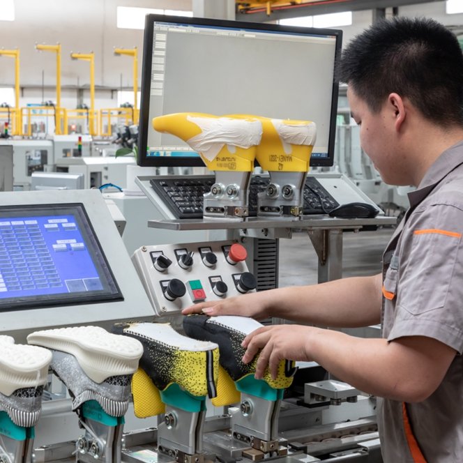 Wholesale China Supplier Automatic Shoe Making Disposable Slipper Safety Shoe Production Assembly Line