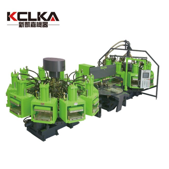 Full Automatic Rotary EVA double Foaming Moulding Machine Sport Shoe Sole Making Machine