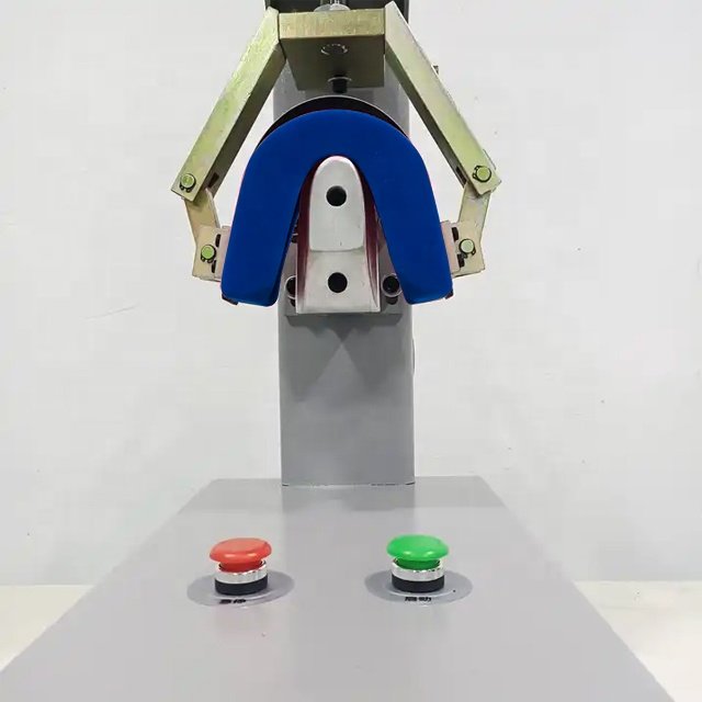 Single Head Leather Sports Shoe Vamp Hot And Cold Station Shoe Toe Back Part Heel Forming Moulding Machines