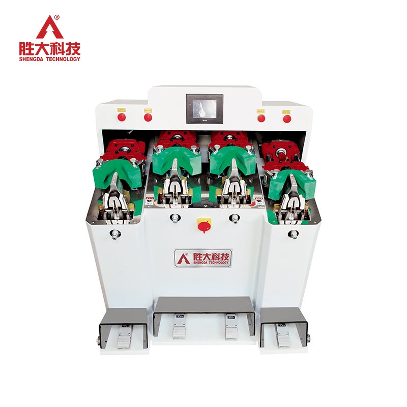 SHENGDA M344 Intelligent 4 Cold Heel Counter Moulding Machine Vamp Upper Toe Moulding Shoe Making Machine