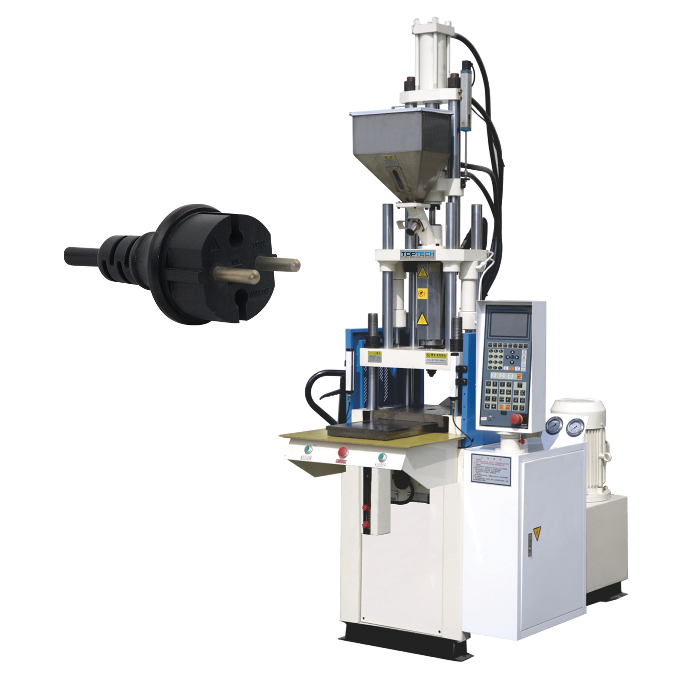 30 Ton DAP/BMC Sole of Shoe Insert Molding LCP Connector Single Sliding Injection Molding Machine