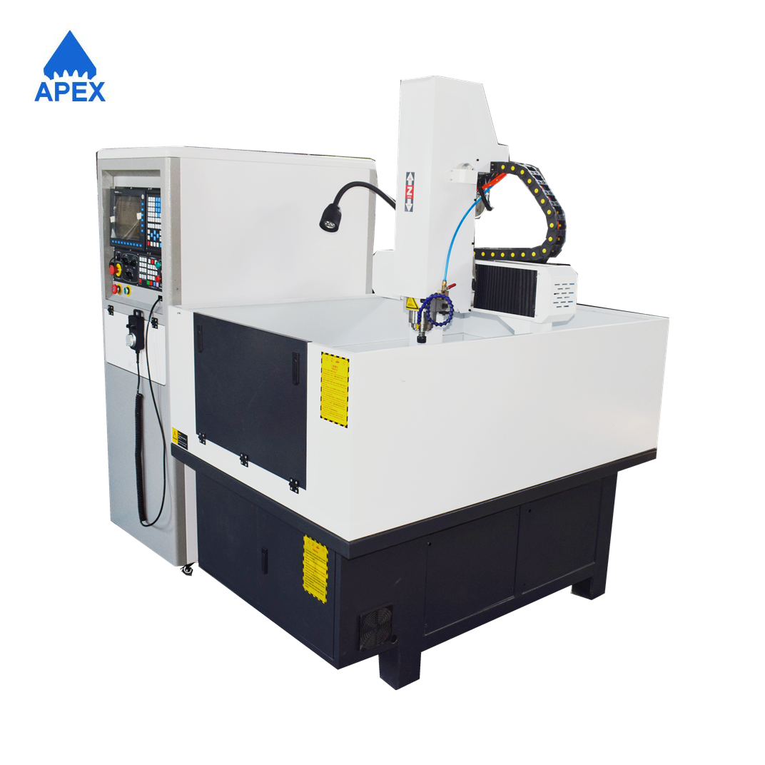 4040/6060 semi-cover Metal Mould And Wood Mould Carving Cnc Router Small 3 Axis Cnc Milling Machine