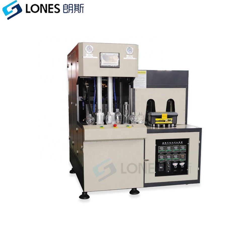 LS-B3L 1000BPH semi automatic easy operation PET bottle stretch blow moulding machine price 10Ml to 3L sopladora de botella pet