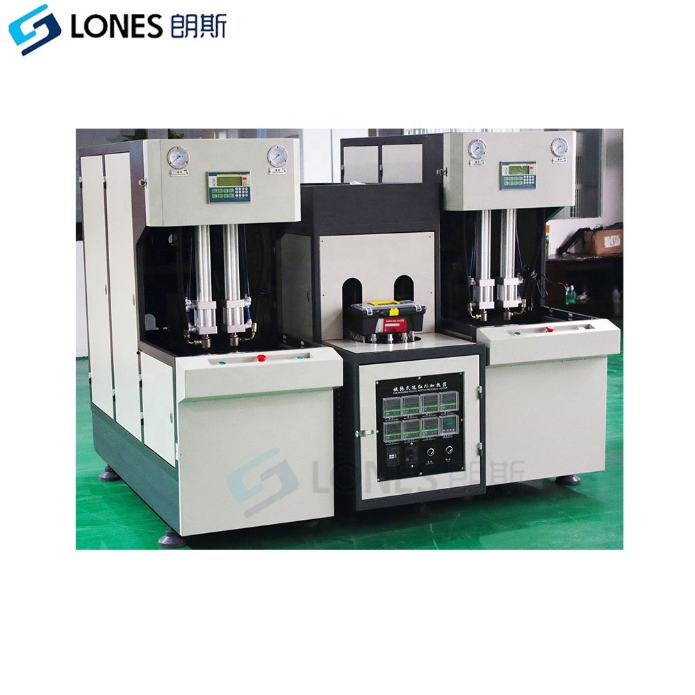 LS-B3L 1000BPH semi automatic easy operation PET bottle stretch blow moulding machine price 10Ml to 3L sopladora de botella pet