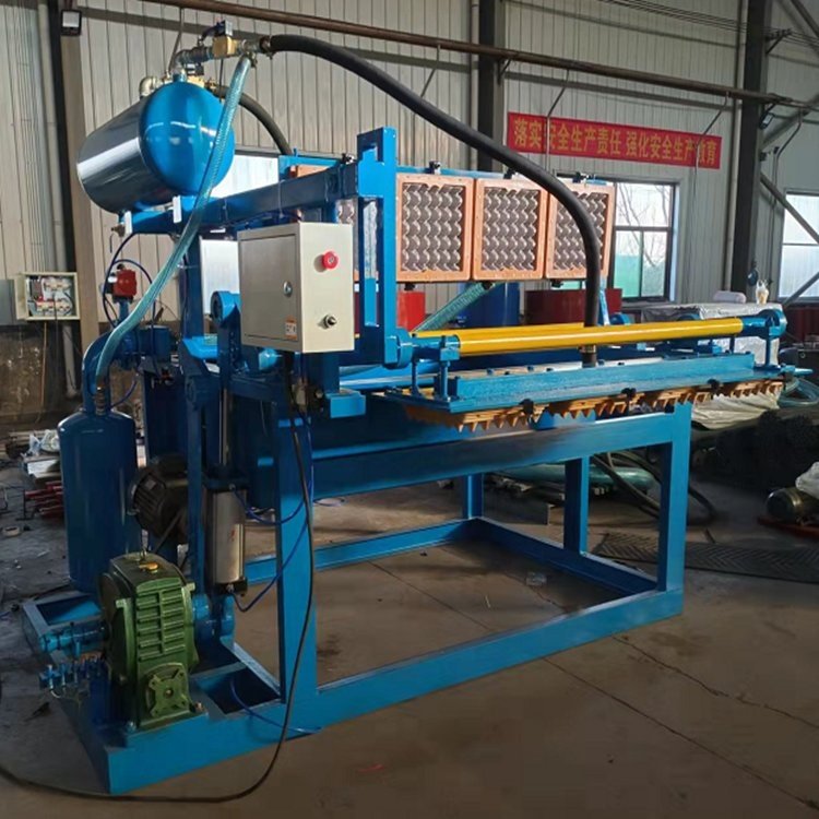Reciprocating egg tray forming machine for sterile egg with dryer box circulation pulp egg tray paper molded product