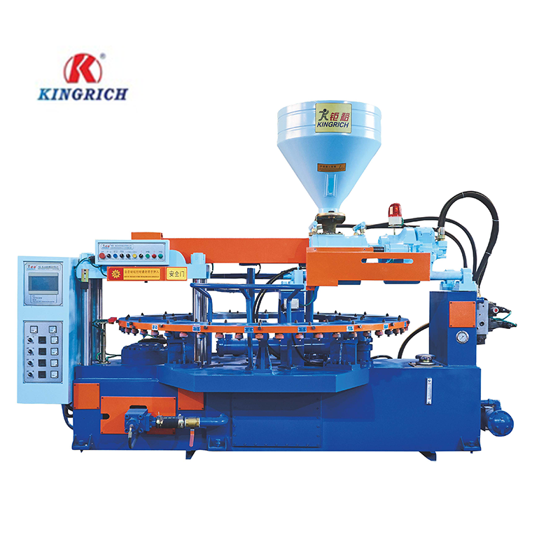 Low-Power New Techbology Small Size PVC TPR Shoes Full Automatic One-Color Sole Injection Moulding Machine