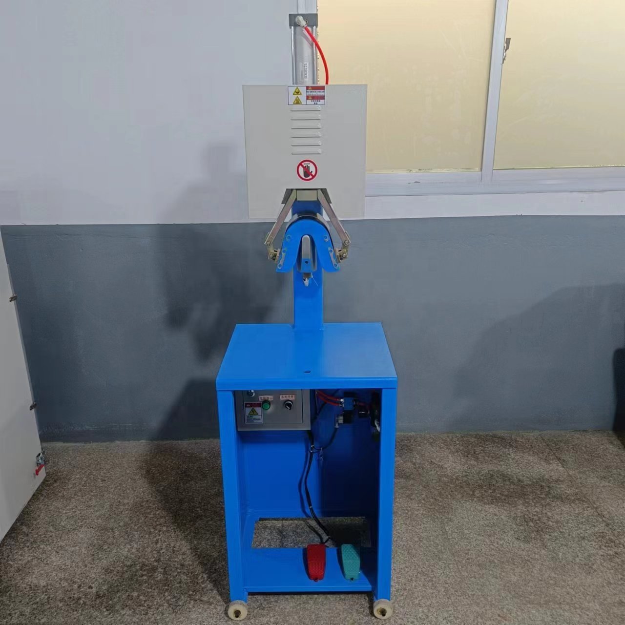 MT870 Vertical Simple Heat Heel Shaping Machine Shoe Back Part Making Machine Heel Setting Machine