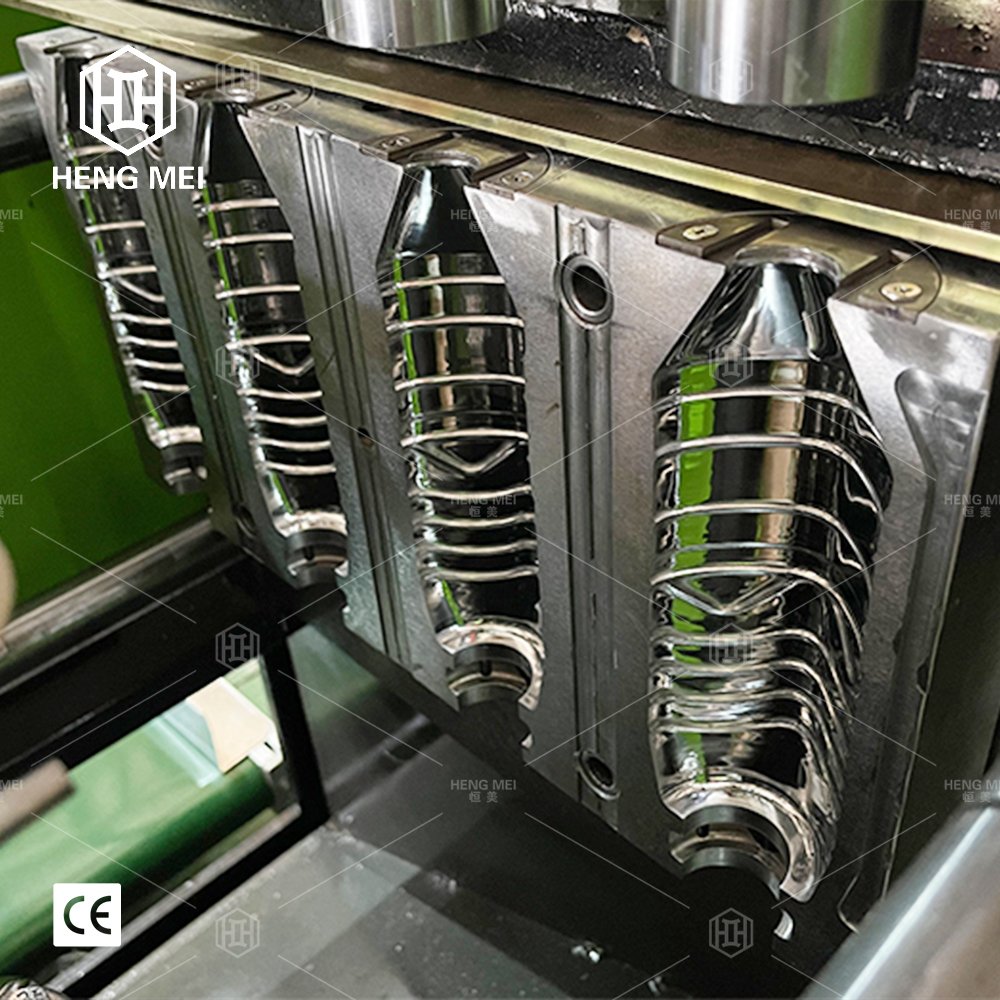 Cheaper 1700-2500bph 1.5L 4 Cavity Semi Automatic Bottle Blowing Molding Machine For Drinking Water Bottles