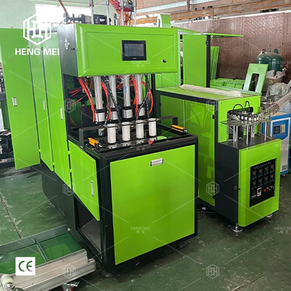 Cheaper 1700-2500bph 1.5L 4 Cavity Semi Automatic Bottle Blowing Molding Machine For Drinking Water Bottles