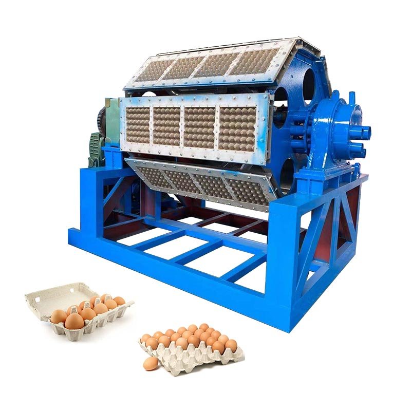 Household small business waste paper recycling fully automatic egg carton and egg tray making machine production line