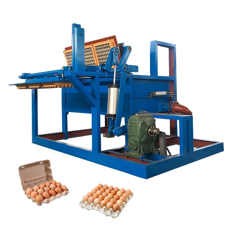 Household small business waste paper recycling fully automatic egg carton and egg tray making machine production line